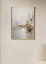 Cuadro abstracto y minimalista, Posters, Prints, & Visual Artwork, Gold Explosion Veris Collection IV