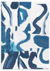 Cuadro abstracto y colorido, Indigo Summer Camp 1, kudeko.com