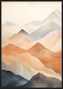 Outlet - Montañas Bronze Watercolor II