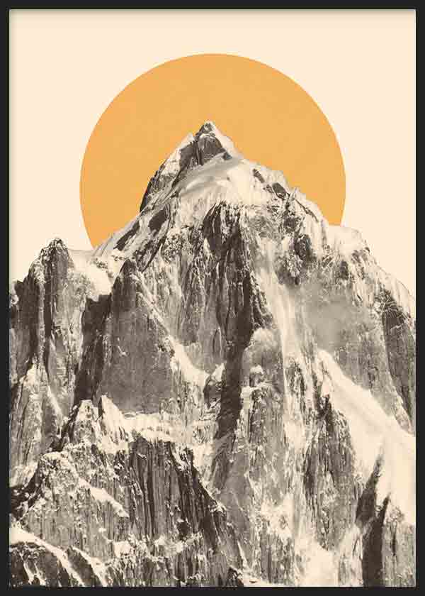 Cuadro vintaje, collage, Posters, Prints, & Visual Artwork, Mountainscape