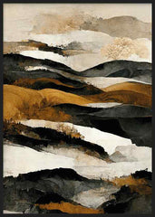 Ochre And Beige Mountains