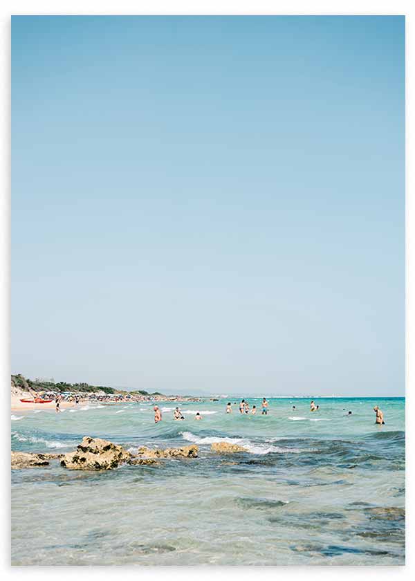 Cuadro fotográfico, playa, Ostuni Summer II, kudeko.com