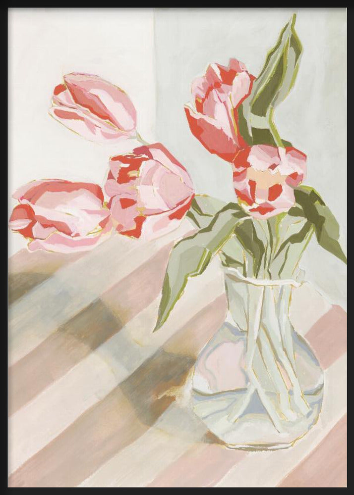 Tulips in a vase