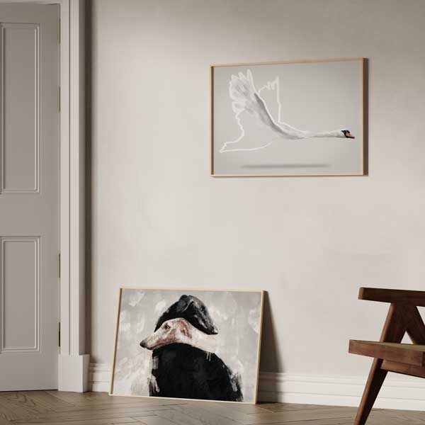 Cuadro horizontal, animales, Winged One, kudeko.com