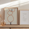 Tableau décoratif de style vintage avec collage d’un homme et d’une femme, composition graphique au caractère rétro. Disponible sur kudeko.com