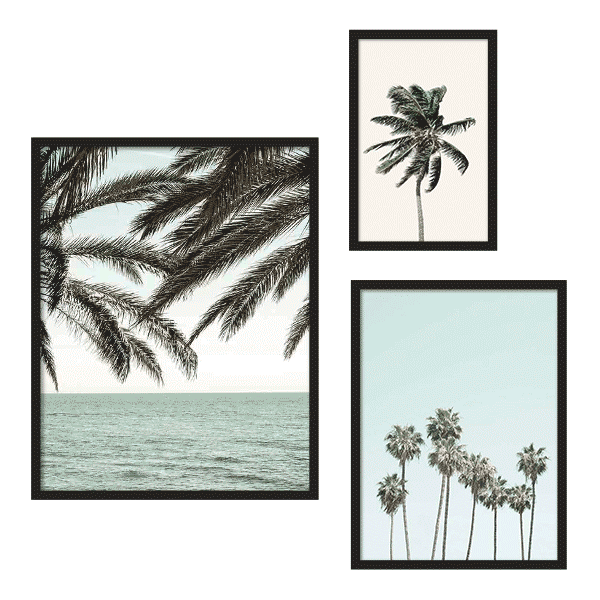 Mural I - Windy Palm Tree