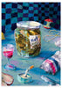 Lámina decorativa sin marco de estilo colorido y abstracto, bodegón colorido de mesa de cocina desordenada, modelo Messy Kitchen Table Still Life