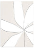Lámina decorativa sin marco de estilo minimalista y orgánico, flor abstracta minimalista en tonos neutros, modelo Petal Symphony