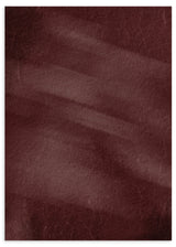 Lámina decorativa sin marco de estilo minimalista y orgánico, abstracción orgánica en burdeos, modelo Velo Burdeos