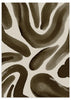 Lámina decorativa sin marco de estilo orgánico y abstracto, estampado animal abstracto en tonos cacao, modelo Animal Print Cacao