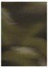 Lámina decorativa sin marco de estilo orgánico y abstracto, composición abstracta en verdes velados, modelo Bosque Velado