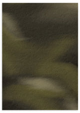 Lámina decorativa sin marco de estilo orgánico y abstracto, composición abstracta en verdes velados, modelo Bosque Velado