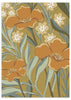 Lámina decorativa sin marco de estilo orgánico y minimalista, ilustración botánica vintage de flores silvestres, modelo Vintage Botanical Bloom