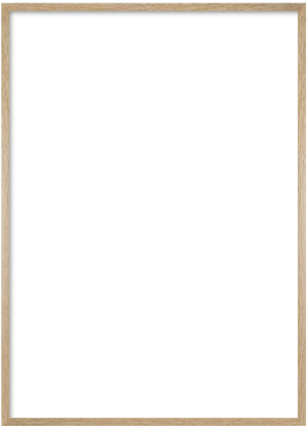 cuadro century marco madera color roble