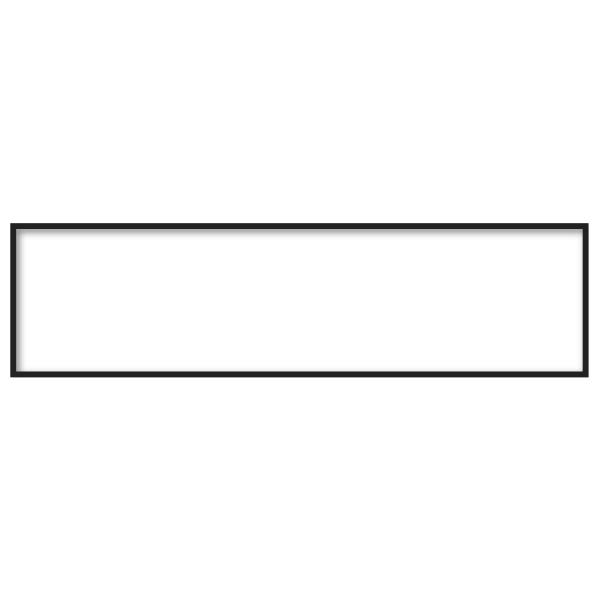 cuadro apaisado horizontal negro