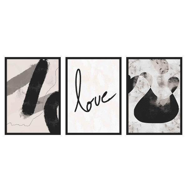 Three Combo -  Neutral Love Texture