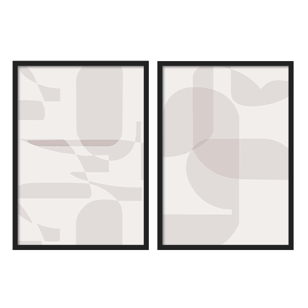 Two Combo -  Soft and Geometric