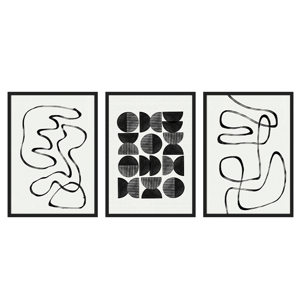 Three Combo - Abstract Line