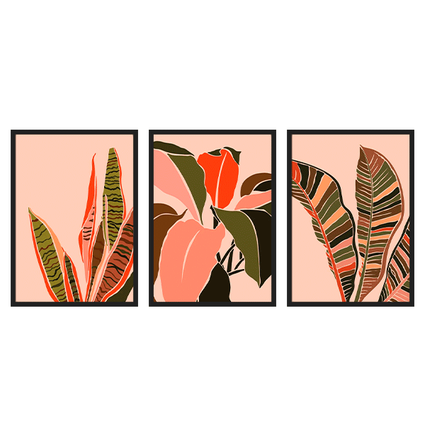 Three Combo - Hojas Rojas