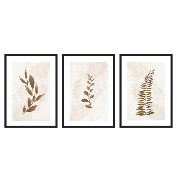 Three Combo - Hojas Cobre