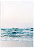 lámina decorativa de fotografía de mar y olas en la playa - kudeko