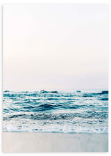 lámina decorativa de fotografía de mar y olas en la playa - kudeko