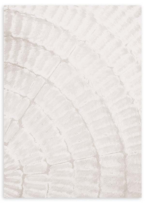 lámina decorativa de ilustración de textura cerámica en tonos claros y beige - kudeko