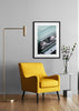 Decoración con cuadros, ideas -  cuadro fotografía coche vintage color azul turquesa. Lámina decorativa de foto de coche vintage azul turquesa