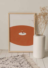 decoración con cuadros, ideas - lámina decorativa de estilo vintage de collage que representa la confianza - kudeko