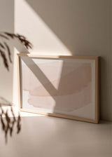 Cuadro horizontal abstracto y minimalista en tonos cálidos y otoñales. Esta lámina decorativa actual dará a tu hogar la calidez que realmente quieres. Combínala en tus paredes con otras obras cálidas en tu salón, dormitorio.