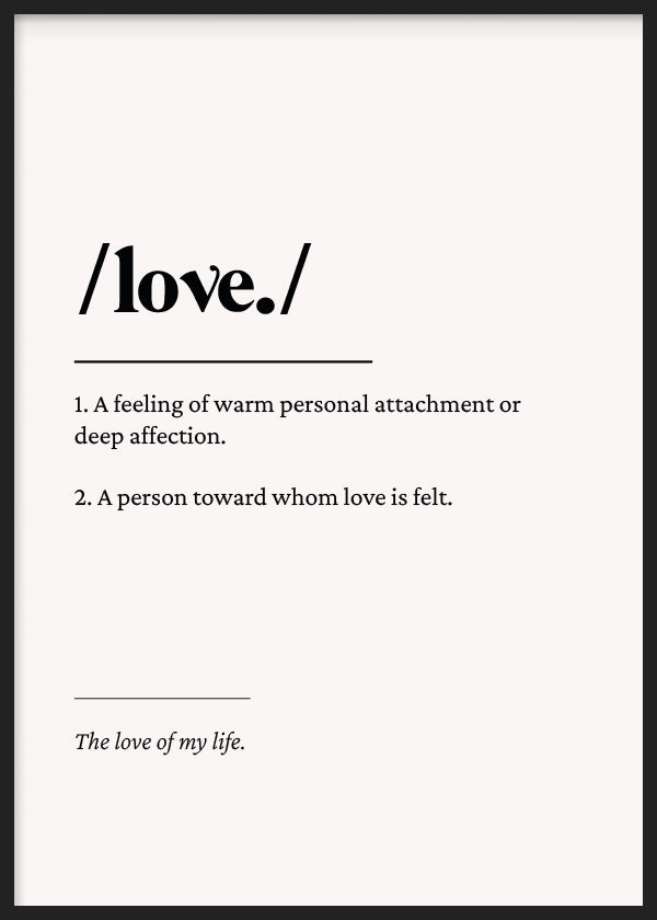 Definición Love