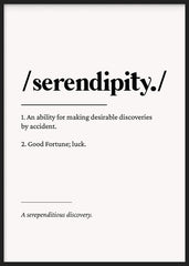 Definición Serendipity