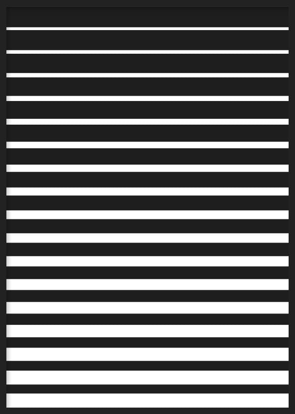 Tableau encadré avec bandes horizontales blanches sur fond noir, contraste marqué, composition régulière et style géométrique contemporain pour décoration murale. Disponible sur kudeko.com