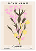 lámina decorativa de ilustración colorida y floral - kudeko