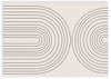 Cuadro horizontal abstracto y geométrico, ilustración. Una ilustración ideal para combinar con otras obras de estilo abstracto y nórdico.