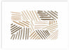 Cuadro horizontal nórdico y minimalista de pinceladas en tonos beige. Una lámina decorativa cálida que dará un estilo totalmente actual a tu pared. Combínala con otros estilos nórdicos y escoge un buen marco para colgarlo directamente.