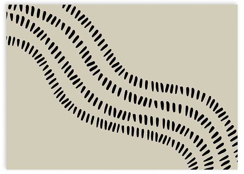 Cuadro de ilustración abstracta, Posters, Prints, & Visual Artwork, Mysterious Shape III - Horizontal