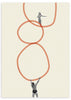 lámina decorativa de estilo vintage de collage de hombre y mujer - kudeko