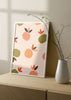 Decoración con cuadros, ideas -  Lámina decorativa de naranjas en varios colores. Ilustración y colorido.