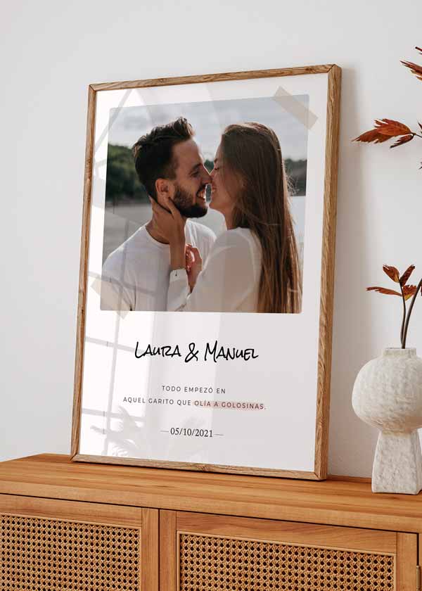 Cuadro personalizado con foto para parejas o amistades - kudeko ...
