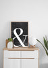 Decoración con cuadros, ideas -  cuadro minimalista y en blanco y negro