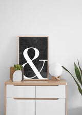 Decoración con cuadros, ideas -  cuadro minimalista y en blanco y negro