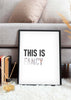 Cuadro con frases, Posters, Prints, & Visual Artwork, This is Fancy