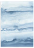 lámina decorativa abstracta y colorida con efecto acuarela, color azul