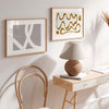 Cuadro abstracto y minimalista, Posters, Prints, & Visual Artwork, Trazos Blancos II - Horizontal