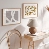 Cuadro abstracto y minimalista, Posters, Prints, & Visual Artwork, Trazos Blancos II - Horizontal
