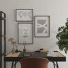 Decoración con cuadros, mural -  Cuadro abstracto y minimalista en tonos grises