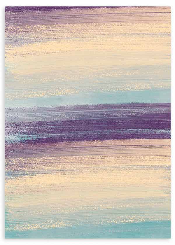 cuadro abstracto atardecer. Lámina decorativa.
