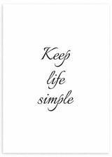 cuadro con frase en blanco y negro. Lámina decorativa.